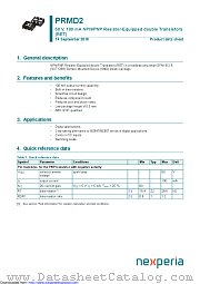 PRMD2 datasheet pdf Nexperia