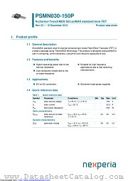 PSMN030-150P datasheet pdf Nexperia