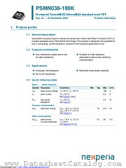 PSMN038-100K datasheet pdf Nexperia