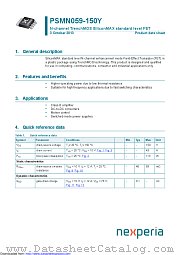 PSMN059-150Y datasheet pdf Nexperia