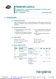 PSMN1R1-25YLC datasheet pdf Nexperia