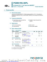 PSMN1R6-30PL datasheet pdf Nexperia