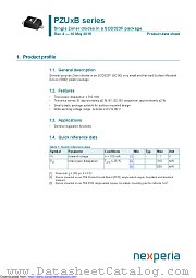 PZU5.6B1 datasheet pdf Nexperia