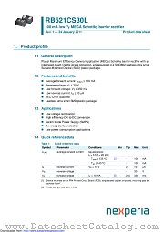 RB521CS30L datasheet pdf Nexperia