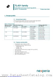 TL431MFDT datasheet pdf Nexperia