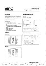 SM5142AP datasheet pdf Nippon Precision Circuits Inc