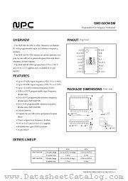 SM5160DM datasheet pdf Nippon Precision Circuits Inc