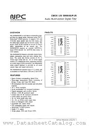 SM5840JS datasheet pdf Nippon Precision Circuits Inc