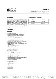 SM5841HS datasheet pdf Nippon Precision Circuits Inc