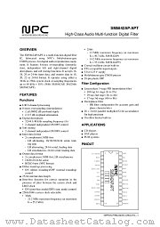 SM5842 datasheet pdf Nippon Precision Circuits Inc