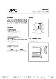 SM5852DS datasheet pdf Nippon Precision Circuits Inc