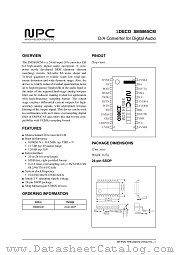SM5865CM datasheet pdf Nippon Precision Circuits Inc