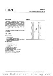 SM6011 datasheet pdf Nippon Precision Circuits Inc
