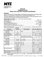 NTE1167 datasheet pdf NTE Electronics