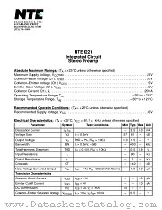 NTE1221 datasheet pdf NTE Electronics