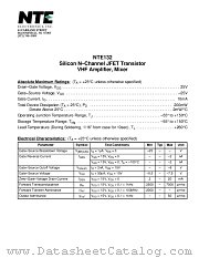 NTE132 datasheet pdf NTE Electronics