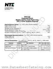 NTE1320 datasheet pdf NTE Electronics