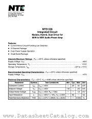 NTE1339 datasheet pdf NTE Electronics