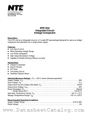 NTE1434 datasheet pdf NTE Electronics