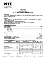 NTE15013 datasheet pdf NTE Electronics