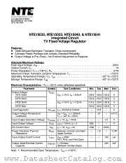 NTE15033 datasheet pdf NTE Electronics
