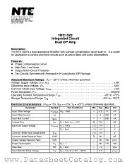 NTE1529 datasheet pdf NTE Electronics