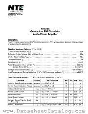 NTE158 datasheet pdf NTE Electronics