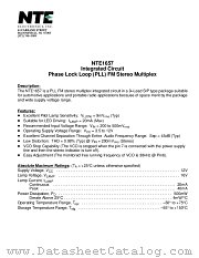 NTE1657 datasheet pdf NTE Electronics