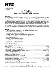 NTE1765 datasheet pdf NTE Electronics