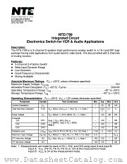 NTE1799 datasheet pdf NTE Electronics