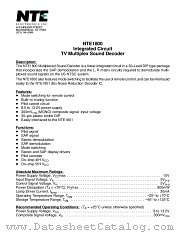 NTE1800 datasheet pdf NTE Electronics
