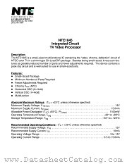 NTE1845 datasheet pdf NTE Electronics