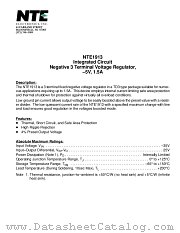 NTE1913 datasheet pdf NTE Electronics