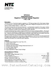 NTE1915 datasheet pdf NTE Electronics