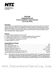 NTE1928 datasheet pdf NTE Electronics
