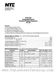 NTE1934 datasheet pdf NTE Electronics