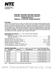 NTE1967 datasheet pdf NTE Electronics