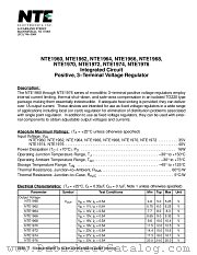 NTE1962 datasheet pdf NTE Electronics