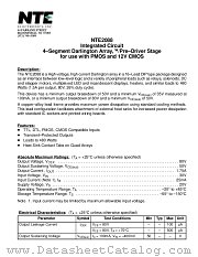 NTE2088 datasheet pdf NTE Electronics