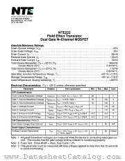 NTE222 datasheet pdf NTE Electronics