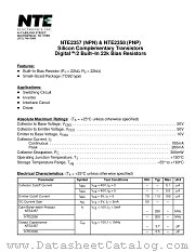 NTE2357 datasheet pdf NTE Electronics
