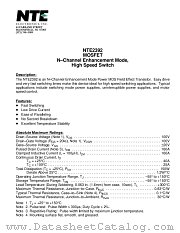 NTE2392 datasheet pdf NTE Electronics