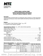 NTE24 datasheet pdf NTE Electronics