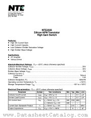 NTE2503 datasheet pdf NTE Electronics