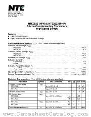 NTE2522 datasheet pdf NTE Electronics