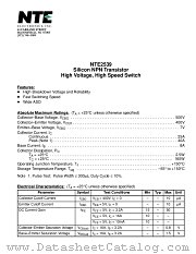 NTE2539 datasheet pdf NTE Electronics
