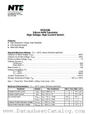 NTE2596 datasheet pdf NTE Electronics