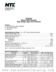 NTE2598 datasheet pdf NTE Electronics