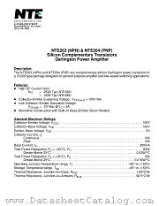 NTE263 datasheet pdf NTE Electronics