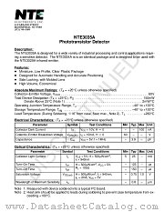 NTE3035A datasheet pdf NTE Electronics